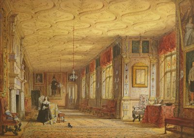 The Cartoon Gallery at Knole by Joseph Nash